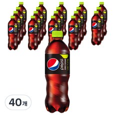 펩시 제로 슈거 라임향, 500ml, 40개