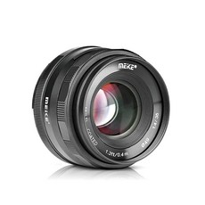 Meike 35mm F1.4 대형 조리개 수동 초점 렌즈 APS-C 소니 E 마운트 미러리스 카메라 NEX 3 3N 5 5T 5R 6 7 A5000 A5100 A6000 A6100