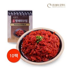 청아찬 명물 명태회무침 120gX10팩, 단일옵션, 10팩, 120g