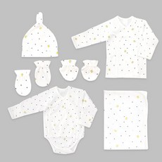 오아이비 마벨 출산선물세트_[저고리+슈트저고리+모자+손싸개+발싸개+속싸개] 선물상자포장