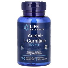 라이프 익스텐션 아세틸L카르니틴 500mg 100정, 1개