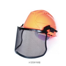 제초용 안전모 부착형 얼굴보호 철망 벌초용품 예초기, 보안면