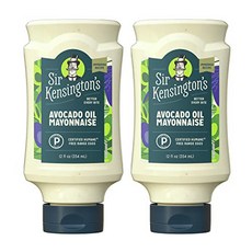 Sir Kensington's Avocado Oil Mayo 12oz Pack of 2 Sir Kensington 아보카도 오일 마요네즈 12온스 2팩, 2개