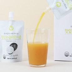 [김재식헬스푸드] 맛있는 깔라만시즙 100ml 30팩, 단품