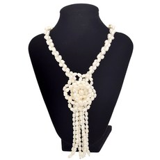 핑크담수진주목걸이