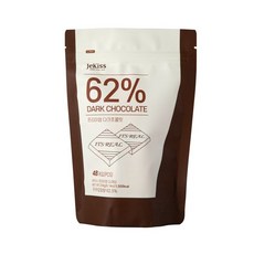 제키스 다크 62% 초콜릿 파우치, 259g, 1개