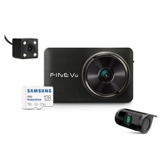 파인디지털 전방 / 후방 IR 페달 카메라 FHD 블랙박스 X990 3CH