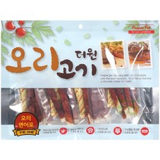 [뉴핫]더원/착한간식/개성만점/얌얌!이브로_한포두포 골라담기, 300g, 1개, 더원 오리연어포 - 강아지간식대용량