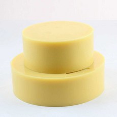 실리콘 원형 케이크 모형 제과도구 제빵 데코 가짜 케잌 아이싱 연습용, 1개, 2. 원형 4인치 6.8cm 옐로우
