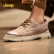 jeep 남성용 캐주얼 가죽 구두 소가죽 남성 편한 단화 남자 로퍼 캐주얼신발 슬립온 캐쥬얼슈즈 가죽 신발 스니커즈 상품 이미지