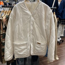 후아유 NC10 퀼팅 보아 가디건 WHJJA4921U - CREAM