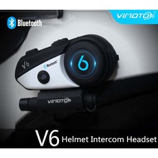 비모토 Vimoto V6 블루투스 무전기 오토바이 헬멧, 한개옵션0
