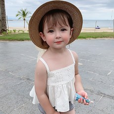 여아민소매블라우스