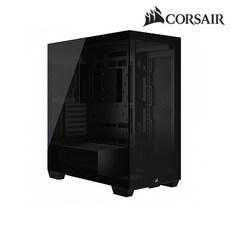 부피가 큰 상품은 개별 택배비 적용으로인한 2개이상 구매시 착불로 발송됩니다.CORSAIR 3500X 강화유리 미들타워 PC케이스 (블랙) - 3500x