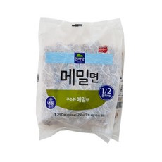 바이오마켓_면사랑 메밀면 반개면 1.25kg (250g 5), 28개