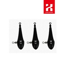 카즈미 신카아 멀티 봉돌 블랙봉돌 싱커, 블랙 10호 (5개입), 1개