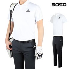 [삼공오공]골프코디 아디다스 골프웨어 남성 골프바지+티셔츠 세트/ADMHC