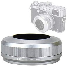 JJC LH-JX100 II 실버 메탈 렌즈 후드 49mm 필터 어댑터 링 후지필름 Fujifilm X70 X100 X100s X100t X1, 상세 설명 참조0, 상세 설명 참조0