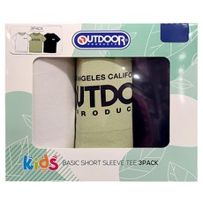 아웃도어 프로덕트 남아 여아 반팔티셔츠 3매