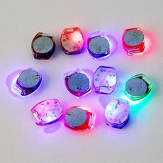 LED 나만의 신발 만들기 꾸미기 파츠 재료 어린이 아기 슬리퍼 악세서리 DIY 조명, LED파츠, LED파츠 - 애기신발만들기