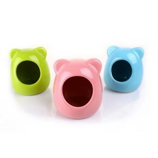 햄스터은신처 줄리 도자기 키티 곰돌이 은신처(소) / 미니하우스, 색상랜덤