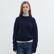 [벤시몽] [23FW] BASIC KNIT PULLOVER - NAVY