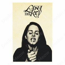 Singer Lana Del Rey Vintage Metal Tin Sign Born To Die R Posters Sticker Room Bar Ca [A00049081], 23-11 40x30cm-49081