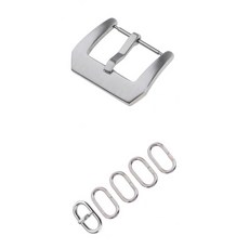 STK6 조각 스테인레스 스틸 시계 액세서리 손목 시계 줄 고리 버클 18mm
