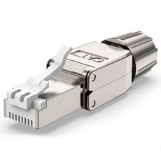 이더넷 터미널 플러그 도구 없는 커넥터 인터넷 플러그 필드 설치 RJ45 CAT8 CAT7 CAT6A, CAT8 STP CONNECTOR, 2개