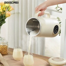 (라이프디렉터) 두유만드는기계 죽 두유제조기 두유기 이유식 제조기, 신록+1500ML