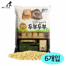 OHM479115 연두마트 고양이모래 6개입) (1박스) 테비 x (7L (오리지날) 두부두부 KH201