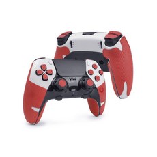 TALONGAMES 컨트롤러 그립 플레이스테이션 5 듀얼센스 엣지 미끄러짐 방지 땀 흡수 질감 있는 스킨 키트 PS5 컨트롤러용 손잡이 그립 버튼 트리