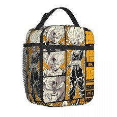 DBZ 드래곤볼 용 오쿠 절연 도시락 가방 보온 보냉 대용량 토트 식품 오피스 야외 용기 2228649, 원사이즈, 23, 1개