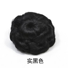 우주마켓 가채 한복머리 올림머리 가발, 한개옵션, 블랙