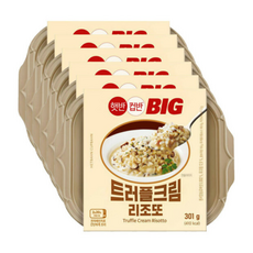  햇반 컵반Big 트러플크림 리조또301g 6입, 6개, 301mg 