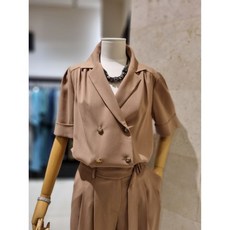 더 아이잗컬렉션 더블 브레스트 핀턱 블라우스 CN5A0BL73 백화점 아울렛 (3926687)