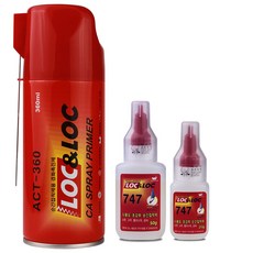 록앤록 순간접착제747[20g 50g]/빠른경화제 ACT-360 백화현상방지, 1개