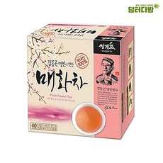 튼튼상회_쌍계명차 김동곤명인 매화차 40티백_튼튼tn+labㅋ, ＃단일상품, ＃단일상품