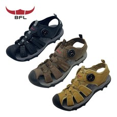 BFL 브랜드 5451 여름 남자 가죽 샌들 캐주얼 통풍 신발