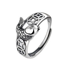 순금물고기왕관반지