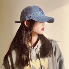 텐트밖은유럽 한가인 모자 볼캡 야구 남자 남성 여성 커플 블랙 빅사이즈