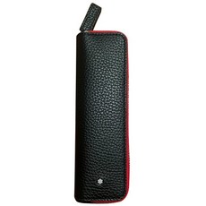 MONTBLANC 몽블랑 펜케이스 124130 / 파우치, BLACK RED, 옵션 BLACK/RED
