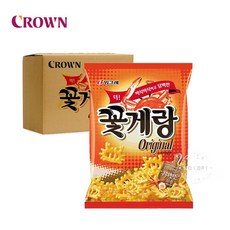 크라운 박스 꽃게랑 70g 16입 과자 간식 군것질, 1개, 1120g