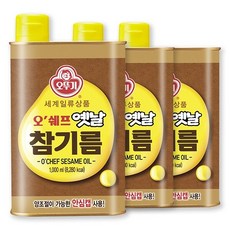 기타 [오뚜기] 오쉐프 옛날참기름 (1000ml) x 3, 1개, 1000ml