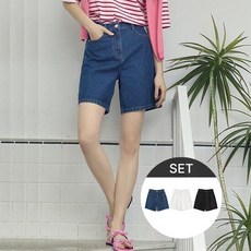 라삐아프 A라인 데님 숏츠 3종 마감임박!!!