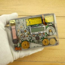 투명 카세트 플레이어 테이프 휴대용 빈티지 클래식 레트로 감성 테잎, 상세페이지 참고, gx677 골드 플레이어 무광 (테이프 포함)