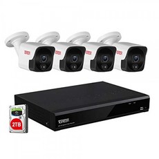 (PIR+Audio) Tonton 8CH 4K PoE Überwachungskamera Set Aussen Videoüberwachung mi