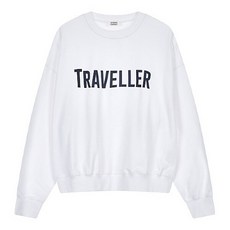 톰보이 루즈핏 TRAVELLER 레터링 티셔츠 9100322741