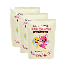 베비언스 핑크퐁 베이비 유연제 리필 2200ml 3개 총 6600ml