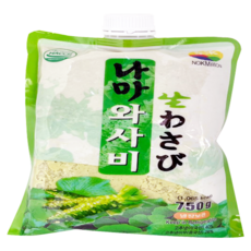 스타에프앤비 [아이스박스포함] 녹미원 생와사비(나마) 750g 고추냉이, 1개